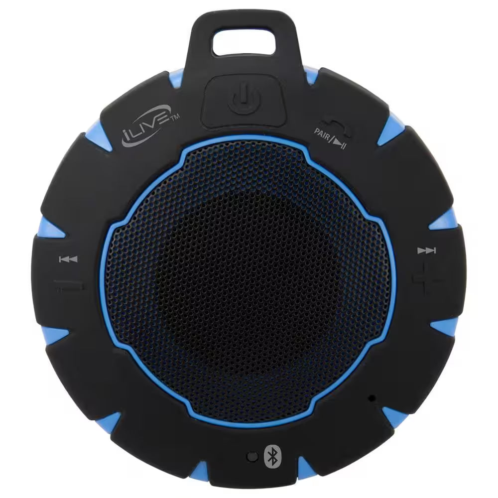 Waterproof Bluetooth Speaker IP66, Blue