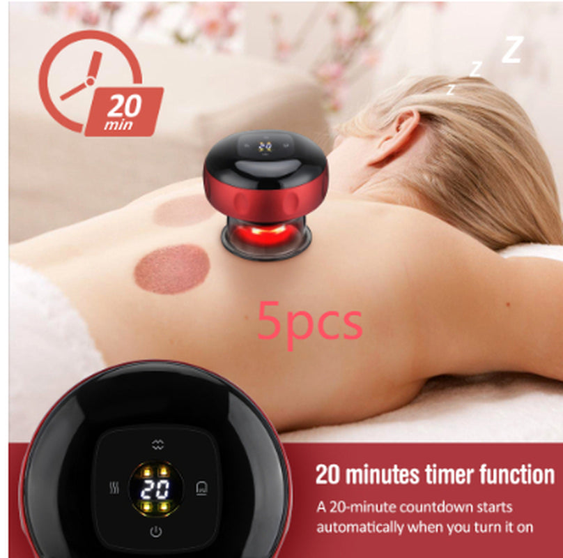 Electric Vacuum Cupping Massage Body Cups Anti-Cellulite Therapy Massager for Body Electric Guasha Scraping Fat Burning Slimming