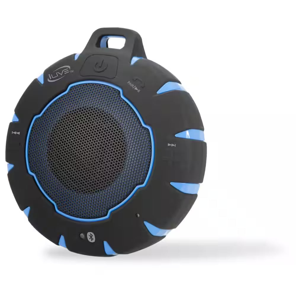 Waterproof Bluetooth Speaker IP66, Blue