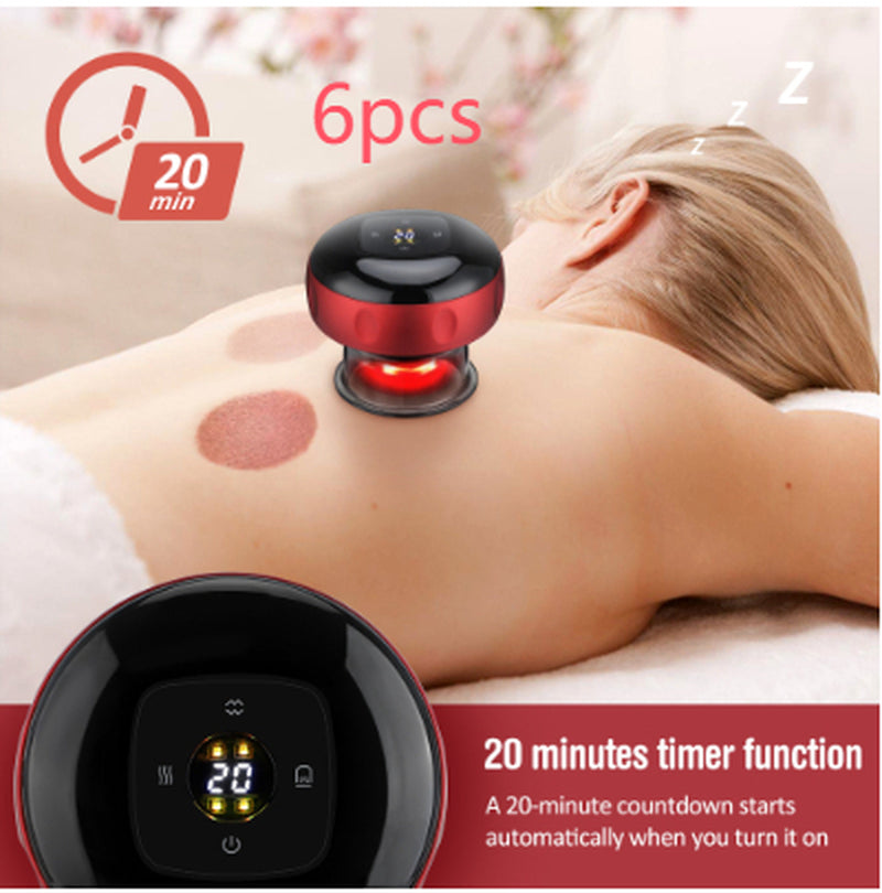 Electric Vacuum Cupping Massage Body Cups Anti-Cellulite Therapy Massager for Body Electric Guasha Scraping Fat Burning Slimming